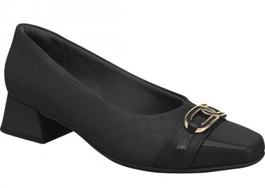 Γόβες με χαμηλό τακούνι | Piccadilly | 160106 | Μαύρο | (779-26036) - Piccadilly - 